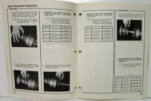 1980-1984? Honda D4 4-Speed Auto Transmission Training Workbook Civic Accord
