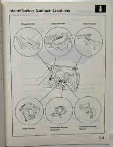 1982 Honda Accord Service Shop Repair Manual