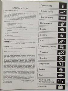 1983 Honda Prelude Service Shop Repair Manual