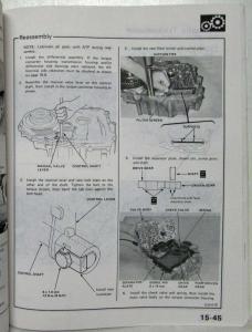 1983 Honda Accord Service Shop Repair Manual