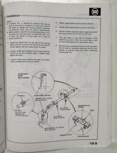 1983 Honda Accord Service Shop Repair Manual