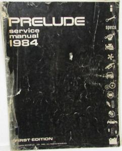 1984 Honda Prelude Service Shop Repair Manual