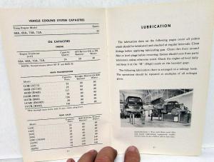 1950-1951 White Trucks Owners Operators Manual Model 3400TD Diesel Powered NOS