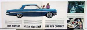 1961 Chevrolet Impala Belair Biscayne Wagons Corvair Corvette Sales Brochure