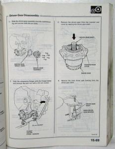 1985 Honda Civic Hatchback Sedan Wagon Service Shop Repair Manual