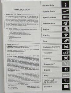 1985 Honda Prelude Si Service Shop Repair Manual Supplement