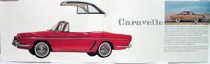 1961 Renault Dealer Sales Brochure Large Color Dauphine Gordini Caravelle 4CV