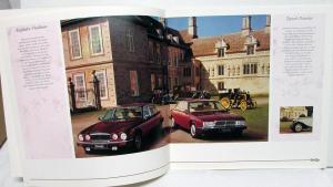 1991 Daimler 4.0 & Double Six Foreign GERMAN Text Dealer Prestige Sales Brochure