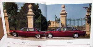 1991 Daimler 4.0 & Double Six Foreign GERMAN Text Dealer Prestige Sales Brochure