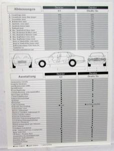 1991 Daimler 4.0 & Double Six Foreign GERMAN Text Dealer Prestige Sales Brochure