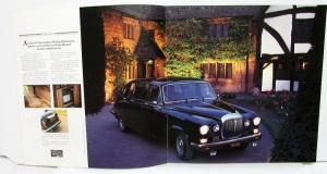1987 Daimler By Jaguar Limousine Sales Brochure With Color & Trim Chart Original