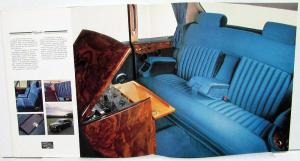 1987 Daimler By Jaguar Limousine Sales Brochure With Color & Trim Chart Original
