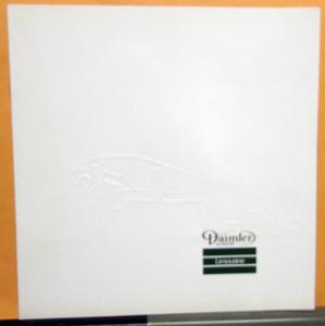 1987 Daimler By Jaguar Limousine Sales Brochure With Color & Trim Chart Original