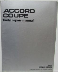 1988 Honda Accord Coupe Body Repair Service Manual