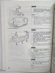 1988 Honda Accord Coupe Body Repair Service Manual