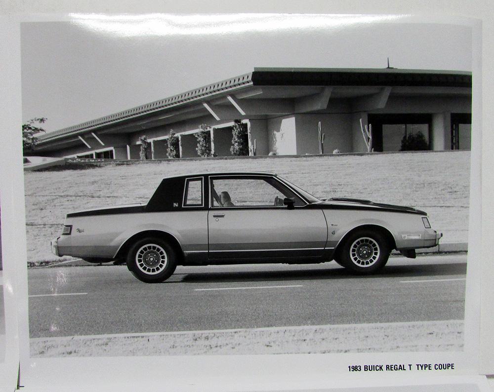 1983 Buick T Type Press Photos B\u0026W 8X10 Regal Skylark Skyhawk Century Set  of 5, image size:1000x794