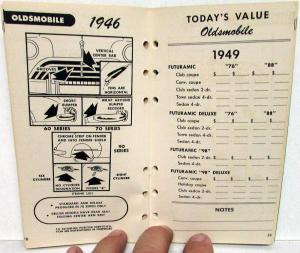 1949 Ford Salesmen Pocket Used Car Recognition Booklet 46-49 Chevy Dodge Olds