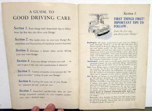 1954 Dodge Royal V-8 Coronet and 6 Owners Manual ORIGINAL Care & Operation
