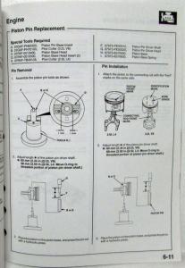 1994 Honda Passport Service Shop Repair Manual Supplement