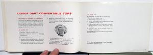 1960 Dodge Dart Owners Manual Original Seneca Pioneer Phoenix Care & Op Original