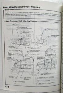1995 Honda Odyssey Body Repair Service Manual