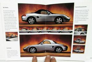 1997 Porsche Foreign Dealer Sales Set Brochures German Text Boxster Accessories