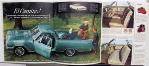 1964 Chevrolet El Camino & Custom Sales Brochure Folder Original