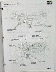 1996 Honda Civic CVT Service Shop Repair Manual Supplement