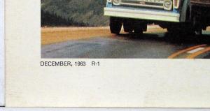 1964 Chevy Chassis Tilt Low Cab Stake LCF Med & HD Trucks Sales Brochure R1 Rev