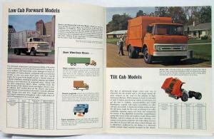 1964 Chevy Chassis Tilt Low Cab Stake LCF Med & HD Trucks Sales Brochure R1 Rev