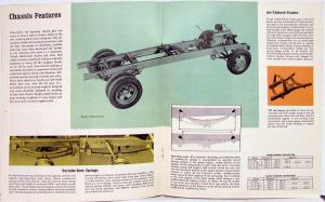 1964 Chevy Chassis Tilt Low Cab Stake LCF Med & HD Trucks Sales Brochure R1 Rev