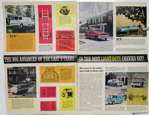 1964 Chevy Full Line Gas & Diesel Light Med Heavy Duty Truck Sale Brochure Rev 1
