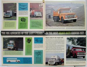 1964 Chevy Full Line Gas & Diesel Light Med Heavy Duty Truck Sale Brochure Rev 1