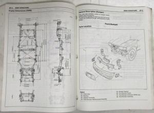 2000 Honda Passport Service Shop Repair Manual - Isuzu Rodeo