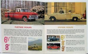 1965 Chevrolet Pickup Truck Sales Brochure R1 Revised Original Dealer Issued