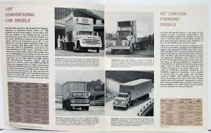 1965 Chevrolet Diesel Med & Heavy Duty Trucks Sales Brochure Original R1 Revised