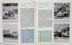 1965 Chevrolet Diesel Med & Heavy Duty Trucks Sales Brochure Original R1 Revised