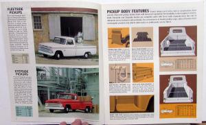 1966 Chevrolet Pickup Chassis Cab Stake C10 to 30 K10 to 20 Truck Brochure Orig