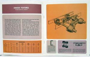 1966 Chevrolet Diesel Chassis Cab Truck D Q N Y U Series Sales Brochure Original