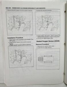 2001 Honda Passport Fuel & Emissions Service Manual - Isuzu Rodeo 3.2L