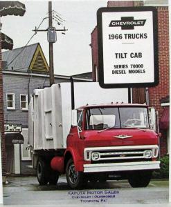 1966 Chevrolet Tilt Cab Diesel 70000 Trucks Sales Brochure Original Revised R1