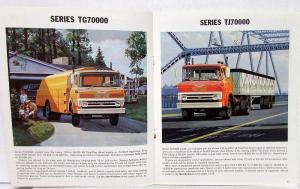 1966 Chevrolet Tilt Cab Diesel 70000 Trucks Sales Brochure Original Revised R1