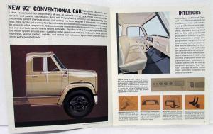 1966 Chevrolet Conventional Cab 70000 80000 Gas Models Sales Brochure Original
