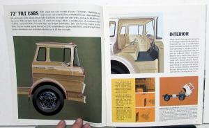 1966 Chevrolet Tilt Cab Gas Model 70000 & 80000 Truck Sales Brochure R1 Revised