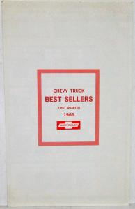1966 Chevrolet Best Salesmen 1st & 2nd Quarter Posters Set of 2 Originals