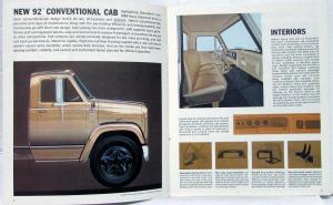 1966 Chevrolet Conventional Cab Series 70000 Diesel Truck Sale Brochure Original