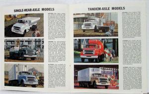 1966 Chevrolet Conventional Cab Series 70000 Diesel Truck Sale Brochure Original