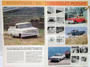 1966 Chevrolet Pickup Stake Chassis Cab Step & Step Van Truck Sales Folder Orig