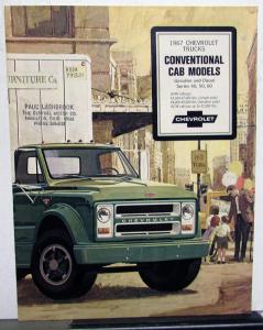 1967 Chevrolet Conventional Cab 40 50 60 Series Trucks Sales Brochure Revised R1
