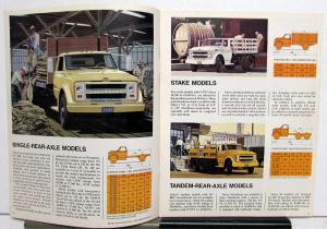 1967 Chevrolet Conventional Cab 40 50 60 Series Trucks Sales Brochure Revised R1